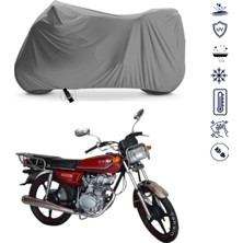 Teksin Kuba Cg 150 Çantalı Motosiklet Brandası 4 Mevsim Su Geçirmez Motor Brandası