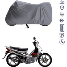 Teksin Kymco Activ 100 Motosiklet Brandası 4 Mevsim Su Geçirmez Motor Brandası