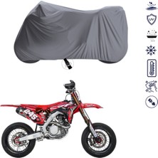 Teksin Honda Crf 450 R Çantalı Motosiklet Brandası 4 Mevsim Su Geçirmez Motor Brandası