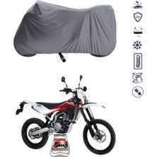 Teksin Husqvarna Te 510 Çantalı Motosiklet Brandası 4 Mevsim Su Geçirmez Motor Brandası