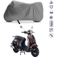 Teksin Kanuni Trodon 50 Motosiklet Brandası 4 Mevsim Su Geçirmez Motor Brandası