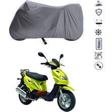 Teksin Kanuni Popcorn 90 Motosiklet Brandası 4 Mevsim Su Geçirmez Motor Brandası
