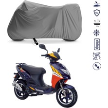 Teksin Kanuni Speedy 125 Çantalı Motosiklet Brandası 4 Mevsim Su Geçirmez Motor Brandası