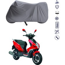 Teksin Kanuni Merlin S Motosiklet Brandası 4 Mevsim Su Geçirmez Motor Brandası