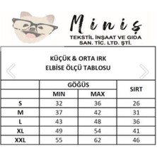 Miniş Turuncu Palmiyeli Küçük Irk Köpek Elbisesi (1 Kg-10 kg Arasına Uygun)