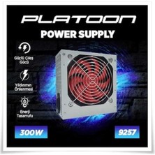 Life Teknoloji Platoon PL-9257 300W Gaming Pc Power Supply 12CM Geniş Fan Güç Kaynağı