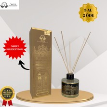 Nazen Istanbul Saray Koleksiyonu Amber - Safran - Vanilya Dekoratif 120  ml Bambu Çubuklu Oda Kokusu