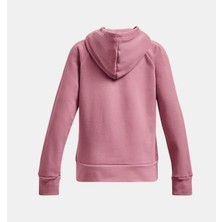 Under Armour Kız Çocuk UA Rival Fleece Big Logo Kapüşonlu Üst 1379615-697