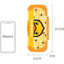 Oppoverd Büyük Kapasiteli Ördek Desenli Kalem Kutusu - Sarı (Yurt Dışından)