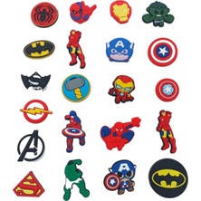 PopŞeker Süper Kahramanlarla Ayaklarınıza Güç Katın: 4'lü Terlik Süsü Seti