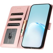 Samsung Galaxy S21+ 5g Pu Deri+ Tpu Telefon Koruyucusu, Cüzdan Işlevi Stand Ipek Doku Flip Case El Kayışı ile (Yurt Dışından)