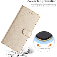 Cool-M Samsung Galaxy S21+ 5g Pu Deri+ Tpu Telefon Koruyucusu, Cüzdan Işlevi Stand Ipek Doku Flip Case El Kayışı ile (Yurt Dışından)