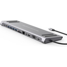 Daytona MST-14U Macbook Uyumlu 14IN1 Type-C Çoklayıcı Adaptör