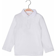 Zeyland Unisex Çocuk Polo Yaka Uzun Kol T-Shirt