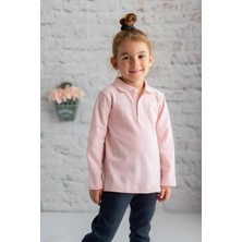 Zeyland Kız Çocuk Polo Yaka Uzun Kol T-Shirt