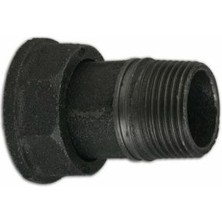 Infit Doğalgaz Sayaç Rakoru Siyah 1"