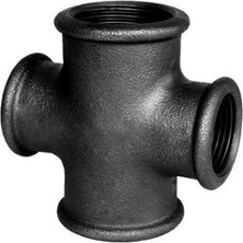 Trakya Döküm Kruva Istavroz Siyah 1/2"