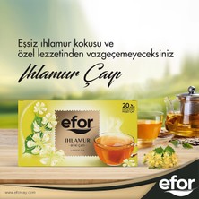 Efor Çay Efor Ihlamur Bardak Poşet Bitki ve Meyve Çayı - 20'li