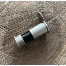 Door Uzun Kapı Dürbünü Çelik Kapı Dürbünü 9 cm 25 mm Gri Renk
