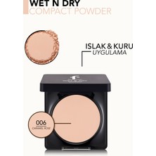 Flormar Wet & Dry Yarı Mat Bitişli Kremsi Kompakt Pudra