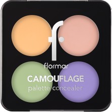 Flormar Camouflage Palette Renk Dengeleyici 4'lü Krem Kapatıcı Paleti