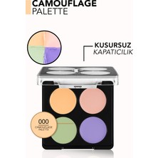 Flormar Camouflage Palette Renk Dengeleyici 4'lü Krem Kapatıcı Paleti