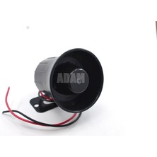 Adam 6 Ses Tonlu Suya Dayanıklı Mini Alarm Sireni 20W 12V 133DBA Carub