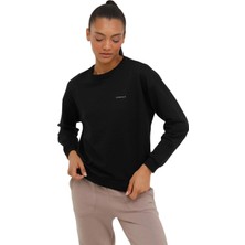 Lumberjack 3W Wb C Neck 16SN79 3pr Sweat Si̇yah Kadın Sweatshi̇rt