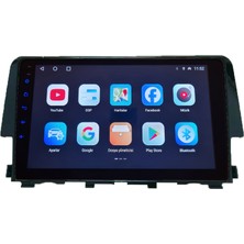 Conio Honda 2016-2020 Civic/fc5 Android Sürüm 13 Kablosuz Carplay Navigasyon Multimedya 9 Inç Ekran 2gb Ram 32GB Rom Hafıza