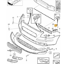 Longserng Volvo S40 V50 Ön Tampon Yan Braketi Sol 2005-2012