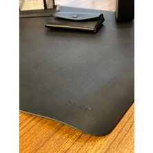 MAT DERİ Masa Matı Hakiki Deri Laptop Altlığı ve Oyuncu Mousepad 35X70 cm