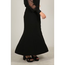Butik Yarım Kloş Büyük Beden Anne Eteği 8 Parçalı