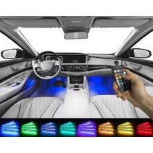 Fresh Start Land Rover Freelander Uyumlu Sese Duyarlı Ayak Altı LED Aydınlatma Kumandalı