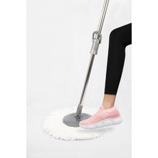 Planet Spin Mop Klasik  6' Lı  (Temizlik Seti) 19 Lt Turkuaz-Mor-Kırmızı