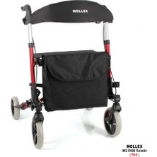 Wollex WG-R968 Kırmızı Alüminyum Tekerlekli Rolatör