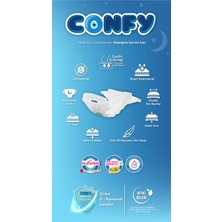 Confy Premium Bebek Bezi 3 Numara Midi 4 - 9 kg 192 Adet