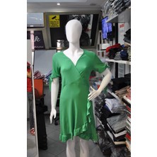 Ocak Giyim Deposu Kadın Yeşil Elbise  ve Abiye