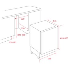 Teka Rsf 41150 Bu Ankastre Tezgahaltı Dondurucu 113510000