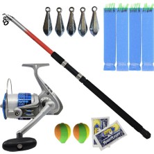 Balıkçı Surf Seti Kendo Sea Power 5000 Olta Makinesi-Kendo Elbe 3.50M 70-150GR Olta Kamışı-2 Fosfor-2 Şamandıra-5x 50GR Kurşun-4 Çapari