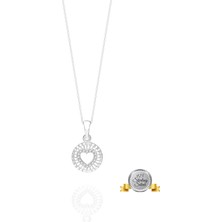 Adal Silver Minimal 925 Ayar Gümüş Kalp Kolye