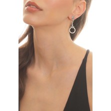 Labalaba Kadın Antik Gümüş Kaplama Çivili Model Etnik Motifli Otantik Küpe