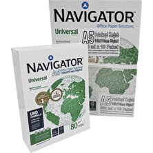 Navigator  A5 (148X210MM) Navigatör Yarım Boy Fotokopi Kağıdı 500 Ad x 10 Paket