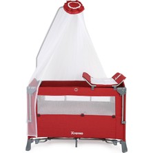 Yoyko Exclusive Comfort 8 In 1 Anne Yanı Park Yatak Oyun Parkı 70X110 - Bordo