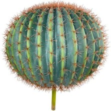 Nettenevime Yapay Çiçek Echinocactus Grusonii Altın Fıçı Kaktüs 60*60CM Cactüs SK4012