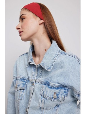 New Obsessions Jersey Saç Bandı Elastik Penye Sporcu Saç Bandı Yoga Bandı