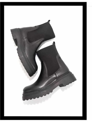 Bambi Siyah  Kadın Bot & Bootie K02538561009