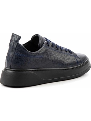 Bambi Lacivert Floter Leather Erkek Sneaker E01323019040