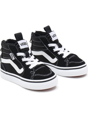 Vans Td Filmore Hi Zip Siyah Çocuk Sneaker