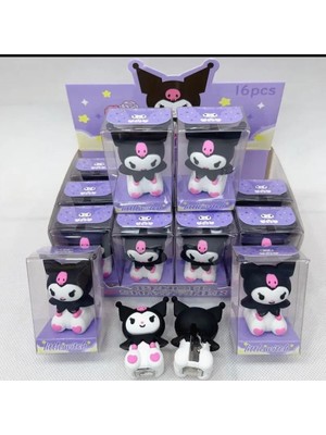 Piraye Gift Hello Kitty Kuromi 2 Li Silgi Kalem Traş  Set