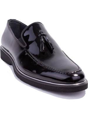 Dagoster DMA08- 024 Siyah Rugan Günlük Erkek Deri Ayakkabı